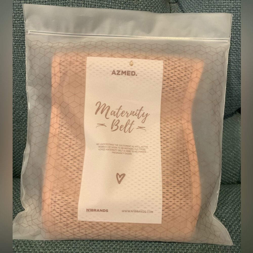 Brand New AZMED Beige Maternity Belt Support One Size NEW